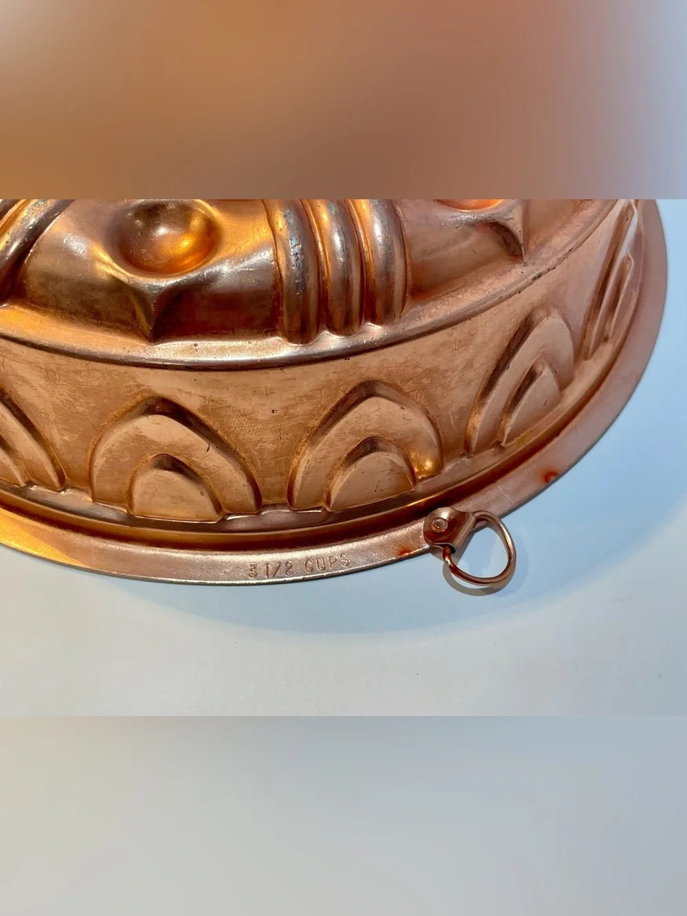 Vintage Copper Jello & Bundt Mold Set of 3 – Large Ring Mold + Mini Fluted Molds